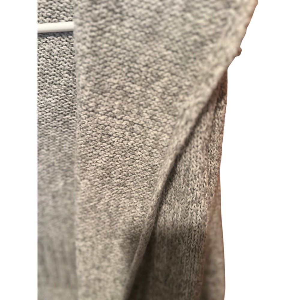 Eddie Bauer Hooded Cardigan‎ Open Front Knit Sweater Pockets Gray XS/S - Picture 3 of 8